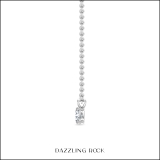 IGI Certified 1.00 Cttw Oval Lab Grown Diamond V Bail Solitaire Pendant with 18 inch Gold Chain, 10K White Gold