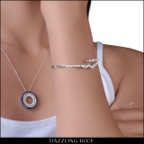 1.72 Cttw Marquise & Round Lab Grown White Diamond Bangle Bracelet for Women in 925 Sterling Silver