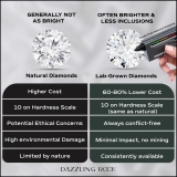 0.25 Ctw IGI Certified Round Lab Grown Diamond 9 Stone Hoop Earrings for Women | SI Clarity, E-F Color | 925 Sterling Silver