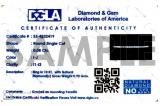 2.2 Carat DGLA CERTIFIED Round Lab Grown White Diamond Solitaire Tapered Shank Anniversary Band for Women in 18K Yellow Gold