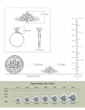 IGI Certified 1 Ctw Round Lab Grown White Diamond Solitaire Engagement Ring for Women in 10K White Gold
