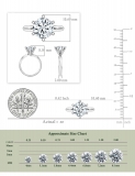 IGI Certified 2.50 Ctw Round Lab Grown White Diamond Solitaire Engagement Ring for Women in 10K White Gold