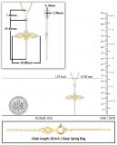Round Lab Grown White Diamond Infinity Wings Cross Pendant with 18 inch Gold Chain for Women (0.14 ctw, Color H-I, Clarity SI2) in 18K Yellow Gold