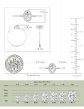 IGI Certified 1.00 Cttw Oval & Round Lab Grown Diamond Halo Engagement Ring,14K White Gold