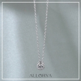 0.50 Cttw Round Lab Grown Diamond Solitaire Bezel Set Pendant with 18 inch Gold Chain,10K White Gold