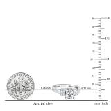IGI CERTIFIED Round Lab Grown White Diamond Elegant Solitaire Engagement Ring for Women (1.47 ctw, Color H-I, Clarity SI2) in 925 Sterling Silver