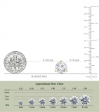 IGI Certified 6.00 Cttw Round Lab Grown Diamond Solitaire Stud Earrings for Women in 14K Yellow Gold in Screw Back