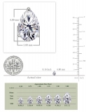 0.40 Cttw Pear Lab Grown Diamond Solitaire Stud Earrings for Women in 925 Sterling Silver in Screw Back