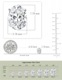 IGI Certified 2.00 Cttw Oval Lab Grown Diamond Solitaire Stud Earrings for Women in 10K White Gold in Push Back
