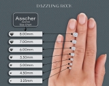 0.50 Cttw Asscher Lab Grown Diamond Solitaire Stud Earrings for Women in 925 Sterling Silver in Screw Back