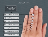 IGI Certified 3.00 Cttw Asscher Lab Grown Diamond Solitaire Stud Earrings for Women in 925 Sterling Silver in Push Back