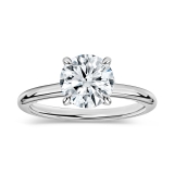 IGI Certified 1.25 Ctw Round Lab Grown Diamond Classic Solitaire Engagement Ring, 18K White Gold