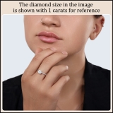 IGI Certified 2.00 Ctw Round Lab Grown Diamond Classic Solitaire Engagement Ring, 925 Sterling Silver