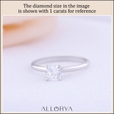 IGI Certified 2 Ctw Cushion Lab Grown Diamond Classic Solitaire Ring, 925 Sterling Silver