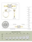 IGI Certified 1.50 Ctw Princess Lab Grown Diamond Solitaire Ring,18K Yellow Gold