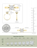 IGI Certified 2.00 Ctw Princess Lab Grown Diamond Solitaire Ring,18K Yellow Gold
