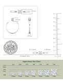 0.25 Ctw Princess Lab Grown Diamond Solitaire Ring, 925 Sterling Silver