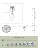 10K White Gold IGI Certified Drop Earrings, 6x4mm Cultured Freshwater Pearl & 1.00 CT Round Lab Grown Diamond in Push Back