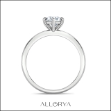 IGI Certified 1.00 Carat Pear Shape Lab Grown White Diamond Sparkling Solitaire Engagement Ring for Women in 10K White Gold