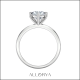 IGI Certified 2.50 Carat Pear Shape Lab Grown White Diamond Sparkling Solitaire Engagement Ring for Women in 10K White Gold