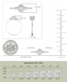 10K White Gold Three Stone Anniversary Ring for Women with 0.75 ctwOval (0.50 ct) & Round (0.25 ct) Lab Grown White Diamond