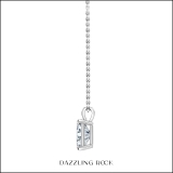 IGI Certified 2.00 Cttw Emerald Solitaire Lab Grown Diamond 4 Prong Pendant with 18 inch Silver Chain, 925 Sterling Silver