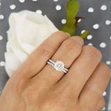 IGI CERTIFIED 6mm Round Lab Grown White Diamond Solitaire Style Engagement Ring Set For Women (1.30 ctw Color H-I Clarity SI2) in 18K Rose Gold