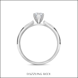 2.00 Cttw Marquise Cubic Zirconia V-Prong Solitaire Engagement Ring, 925 Sterling Silver
