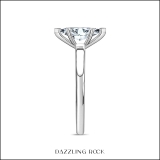 2.00 Cttw Marquise Cubic Zirconia V-Prong Solitaire Engagement Ring, 925 Sterling Silver