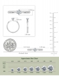 0.25 Ctw Round Cubic Zirconia Solitaire Engagement Ring for Women in 925 Sterling Silver