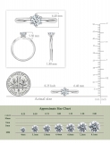 0.50 Ctw Round Cubic Zirconia Solitaire Engagement Ring for Women in 925 Sterling Silver