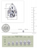 0.75 Cttw Pear Cubic Zirconia Solitaire Stud Earrings for Women in 925 Sterling Silver in Screw Back
