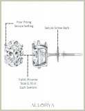 0.70 Cttw Oval Cubic Zirconia Solitaire Stud Earrings for Women in 925 Sterling Silver in Screw Back