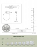 0.75 Ctw Princess Cubic Zirconia Solitaire Ring,925 Sterling Silver