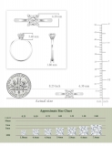 1.00 Ctw Princess Cubic Zirconia Solitaire Ring,925 Sterling Silver