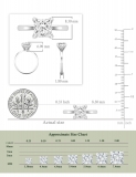 2.00 Ctw Princess Cubic Zirconia Solitaire Ring,925 Sterling Silver