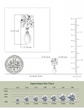 925 Sterling Silver Drop Earrings, 6x4mm Cultured Freshwater Pearl & 2.00 CT Round Cubic Zirconia in Screw Back