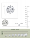 1.00 Cttw Cushion Cubic Zirconia Solitaire Earrings ,925 Sterling Silver in Push Back