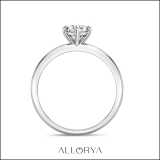 0.75 Carat Pear Shape Cubic Zirconia Sparkling Solitaire Engagement Ring for Women in 925 Sterling Silver
