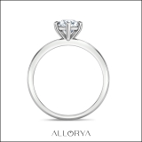 1.25 Carat Pear Shape Cubic Zirconia Sparkling Solitaire Engagement Ring for Women in 925 Sterling Silver