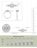 925 Sterling Silver 3 Stone Ring, 1.26 ctw Pear Cubic Zirconia