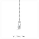 0.75 Cttw Princess Cubic Zirconia 4 Prong Solitaire Pendant with 18 inch Silver Chain, 925 Sterling Silver