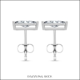 1.50 Cttw Marquise Cubic Zirconia V-Prong Solitaire Stud Earrings for Women in 925 Sterling Silver in Push Back