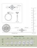 925 Sterling Silver 6 Prong Solitaire Ring, 1.00 ctw Oval Cubic Zirconia