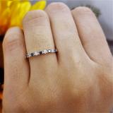 0.25 Carat (ctw) 10k White Gold Round Black And White Diamond Ladies Anniversary Wedding Band Enhancer Guard 1/4 CT