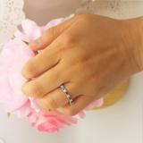 1.00 Carat (ctw) 10K White Gold Round White And Black Diamond Eternity Sizeable Stackable Ring Anniversary Wedding Band
