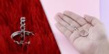0.86 Carat (ctw) Round Garnet & White Diamond Hoop Earrings | Sterling Silver