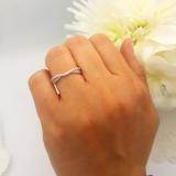 0.36 Carat (ctw) 10k Rose Gold Round Diamond Ladies Bridal Anniversary Wedding Stackable Band 1/3 CT