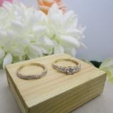 0.50 Carat (ctw) 10k Yellow Gold Round Diamond Ladies Swirl Engagement 3 Stone Bridal Ring 1/2 CT