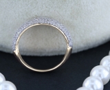0.90 Carat (ctw) 14k Yellow Gold Round Diamond Anniversary Wedding Band Ring
